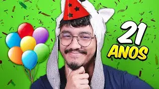 Hoje faço 21 anos... Como é ser Youtuber de Roblox! - LIVE Especial