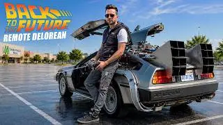 Life Size Remote Controlled DeLorean Replica