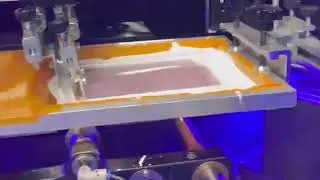 PET Bottle 2 color screen printing + hot-stamping#screenprinter #bottleprinting #hotstampingmachine