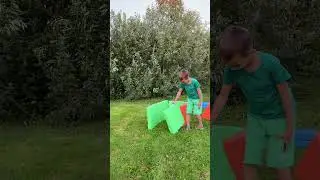 Строим Домик дядюшки Тыквы из конструктора Маграник