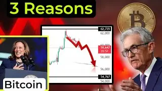 #Bitcoin Will fall 56000$ ( 3 Reasons ) 📈.
