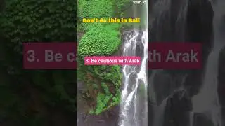 WHAT NOT TO DO IN BALI #shorts #travel #facts #bali