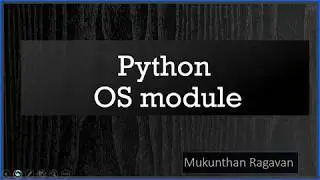 Python OS module