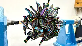 Woodturning - Shattered Rainbow