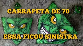 CARRAPETA DE 70 NO BAMBU E FIBRA PERSONALIZADA