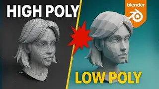 How to Decimate a Mesh in Blender | Reduce Poly Count Without Losing Detail