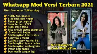 WHATSAPP M*D VERSI TERBARU 2021 NO PASSWORD  || Cara Downl*ad YoWhatsApp