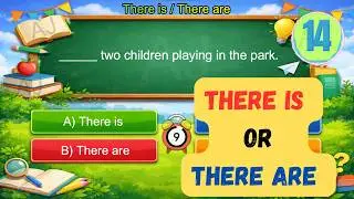 There is / There are | 20 Pre-Intermediate English Tests with Answers | Learn English