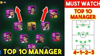 10 Best Managers to Win Every Campaign Action Match in PES 2020 Mobile | Top Managers with Formation