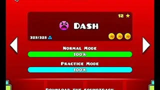 Geometry Dash Walkthrough - Level 22 (Dash) [ALL COINS]
