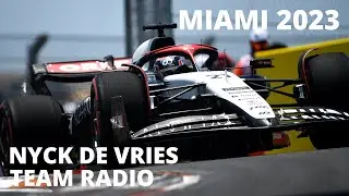 Nyck de Vries Miami GP 2023 - Full Length Team Radio
