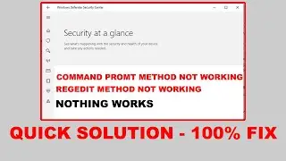 Security at a Glance Windows 10 Quick Solution 100%