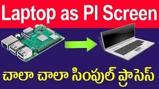 How to use laptop as raspberry pi screen || how to connect raspberry to laptop || tekpediatelugu