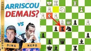 Ding SACRIFICA A QUALIDADE!  Ding Liren Vs Ian Nepomniachtchi - Rodada 13