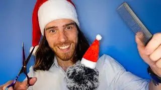 Giving 'Mike' A Haircut! (Christmas Edition ASMR Haircut Roleplay)