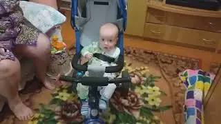 Галина  и внучек Артём.