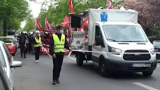 Mai Demo 1.5.22 Berlin ,vom Kottbusser  Tor bis Herzbergplatz