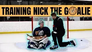 Nick The Goalie Eats Pizza Mid Session - I Couldn't Believe It!