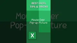 How To Add Mouse Over Pop-up Picture In Excel #Shorts