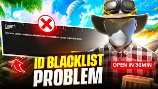 Free Fire ID Blacklist Problem Solve 💯 This Team Contains Suspicious Players Problem Solution 2025