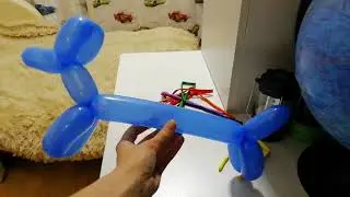 Делаем пёселя из воздушных шариков. Совместно с Егор Котэ=)
