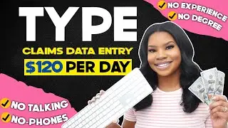 Easy Work-From-Home Typing Job - $120 Per Day Without Talking on the Phone! No Experience Required