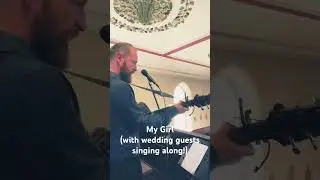 Wedding guests sing My Girl with me! #acoustic #weddingsinger #weddingceremony #irishwedding