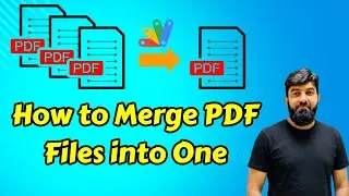 How to Merge PDF Files into One  Tutorial in Urdu