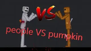 People VS Pumpkin #peopleplayground #game #война