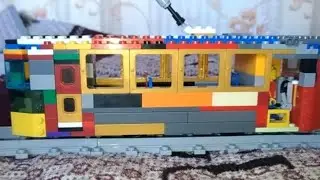 LEGO самоделка 🚊 Трамвай