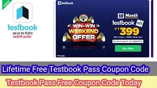Lifetime Free Testbook Pass Offer|Testbook Coupon Code Today |Testbook Coupon Code |Testbook Pass