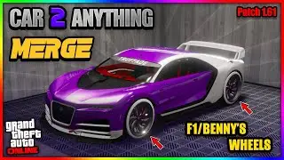 *SOLO* GTA 5 CAR TO CAR MERGE GLITCH *WORKING* (BENNY'S/F1 WHEELS) PATCH 1.67
