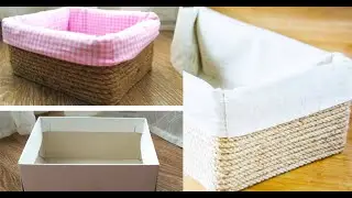 Diy cardboard storage box | How to make a storage box by your self