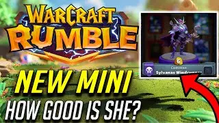 TRYING OUT THE NEW MINI SYLVANAS WINDRUNNER #Warcraft_Rumble_Partner