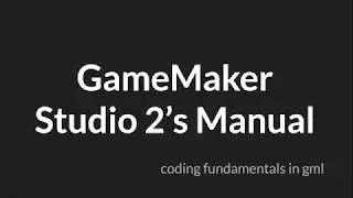 GMS 2 Manual Tutorial [GameMaker Studio 2]