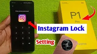realme p1 pro 5g me Instagram par lock kaise lagaye/how to lock Instagram in realme p1 pro 5g