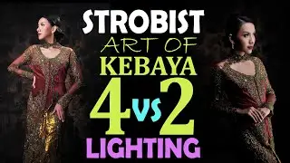 strobist art of kebaya 4 vs 2 lighting