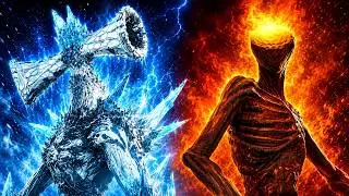 Arctic Siren Head VS Phantom Fire: FIRE VS ICE