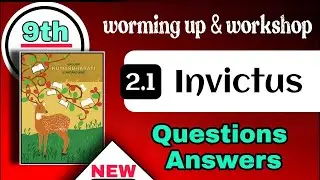 class 9 english chapter 2.1 Invictus workshop - 9th english 2.1 warming up invictus question answer