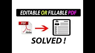 How to create fillable PDF form free - 2022 | Editable PDF