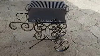 Мангал передвижной своими руками.