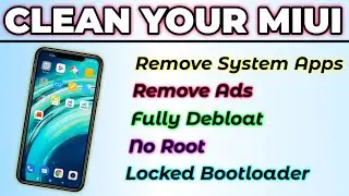 How To Remove Unwanted Apps Of Redmi / Poco Phones | Smooth Ui And Better Performance | Debloat Miui