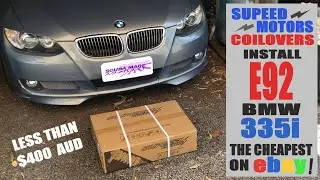 E92 BMW Coilovers INSTALL, EASY & Worth The Wait!!