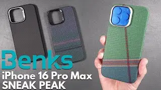 iPhone 16 Pro Max SNEAK PEEK - BENKS Kevlar Cases