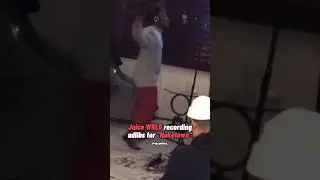 Juice WRLD recording adlibs for 
