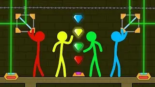 Red and Blue , Stickman Animation - (Escape Part 69)