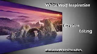 Creative Editing- White Wolf - SpeedArt - by PAP Creation