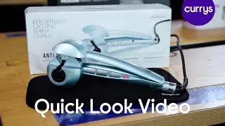 BaByliss Hydro-Fusion Anti Frizz Curl Hair Curler - Quick Look