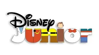 Drawing Disney Junior Curious George Logo on my computer🎨