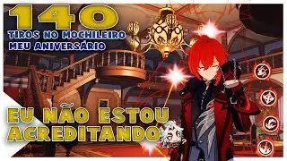 140 Tiros no Banner do mochileiro | Esse jogo ainda vai me deixar doido | Genshin Impact